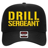 Drill Sergeant Uniform Military Boot Camp Instructor Trucker Hat