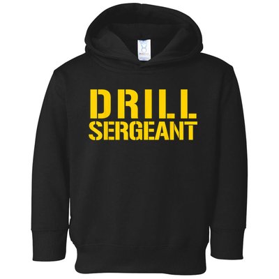 Drill Sergeant Uniform Military Boot Camp Instructor Toddler Hoodie