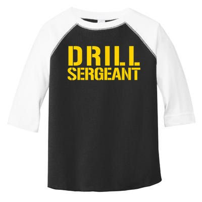 Drill Sergeant Uniform Military Boot Camp Instructor Toddler Fine Jersey T-Shirt