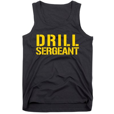 Drill Sergeant Uniform Military Boot Camp Instructor Tank Top