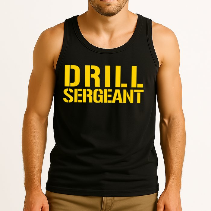 Drill Sergeant Uniform Military Boot Camp Instructor Tank Top