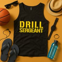 Drill Sergeant Uniform Military Boot Camp Instructor Tank Top