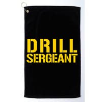 Drill Sergeant Uniform Military Boot Camp Instructor Golf Towel