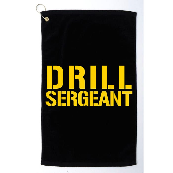 Drill Sergeant Uniform Military Boot Camp Instructor Golf Towel