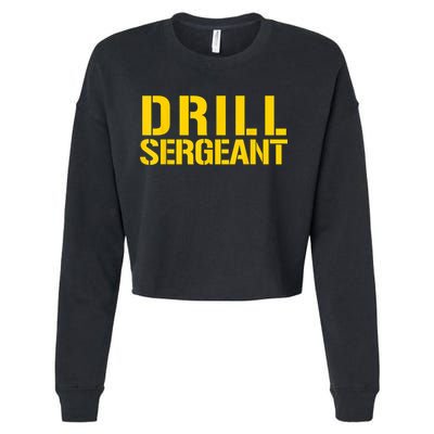 Drill Sergeant Uniform Military Boot Camp Instructor Cropped Pullover Crew