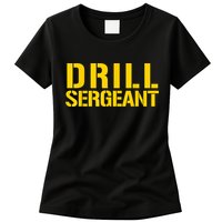 Drill Sergeant Uniform Military Boot Camp Instructor Womens T-Shirt