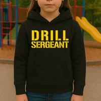 Drill Sergeant Uniform Military Boot Camp Instructor Kids Hoodie