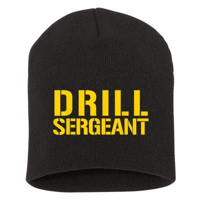 Drill Sergeant Uniform Military Boot Camp Instructor Short Acrylic Beanie