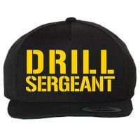 Drill Sergeant Uniform Military Boot Camp Instructor Wool Snapback Cap