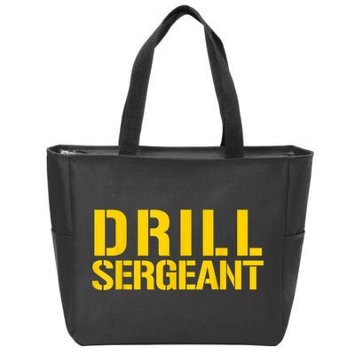 Drill Sergeant Uniform Military Boot Camp Instructor Zip Tote Bag