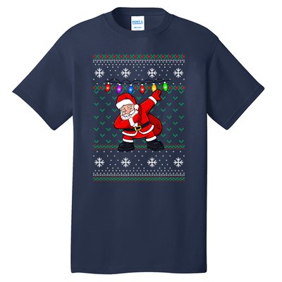 Dabbing Santa Ugly Christmas (1) Tall T-Shirt