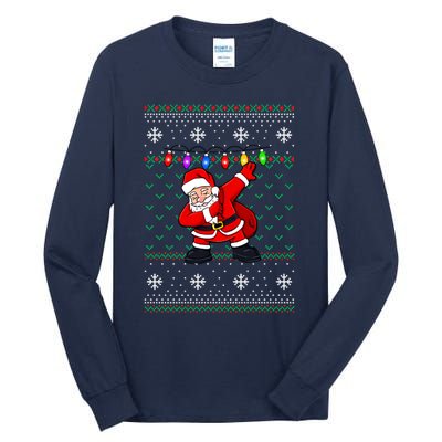 Dabbing Santa Ugly Christmas (1) Tall Long Sleeve T-Shirt