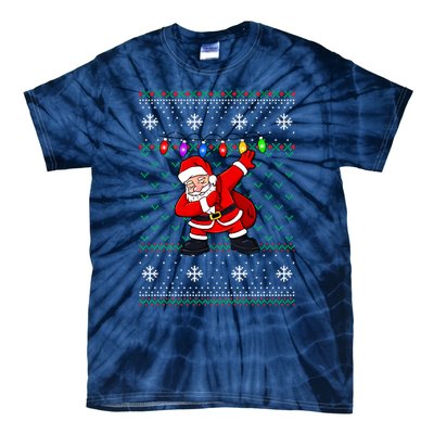 Dabbing Santa Ugly Christmas (1) Tie-Dye T-Shirt