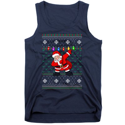 Dabbing Santa Ugly Christmas (1) Tank Top