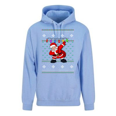 Dabbing Santa Ugly Christmas (1) Unisex Surf Hoodie