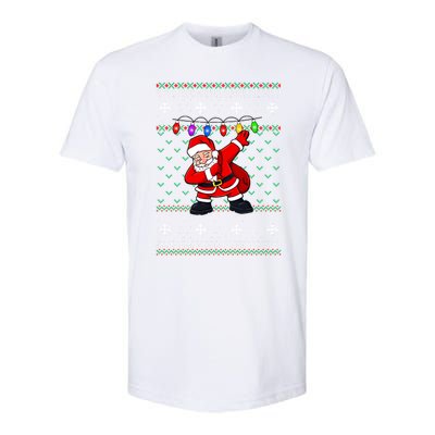 Dabbing Santa Ugly Christmas (1) Softstyle® CVC T-Shirt