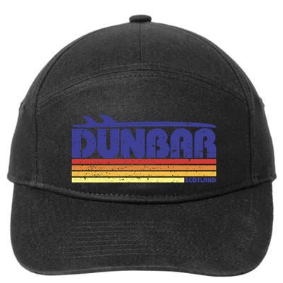 Dunbar Scotland Uk Retro Tourism Cool Gift 7-Panel Snapback Hat