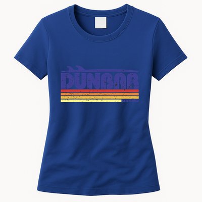 Dunbar Scotland Uk Retro Tourism Cool Gift Womens T-Shirt