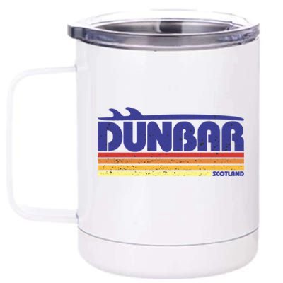 Dunbar Scotland Uk Retro Tourism Cool Gift 12 oz Stainless Steel Tumbler Cup