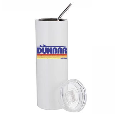 Dunbar Scotland Uk Retro Tourism Cool Gift Stainless Steel Tumbler