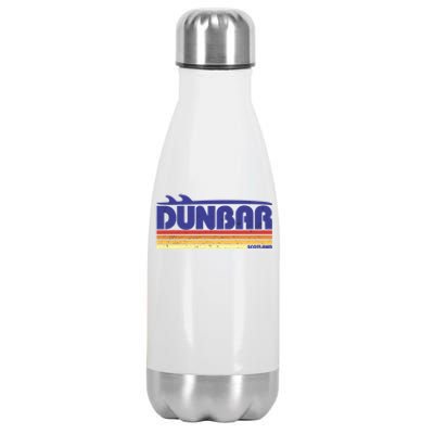 Dunbar Scotland Uk Retro Tourism Cool Gift Stainless Steel Insulated Water Bottle