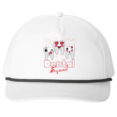 Dental Squad Valentine's Students Dentist Assistants Hygiene Gift Snapback Five-Panel Rope Hat