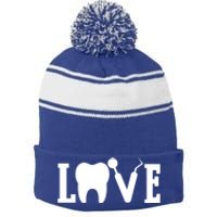 Dental Squad Valentine's Students Dentist Assistants Hygiene Gift Stripe Pom Pom Beanie