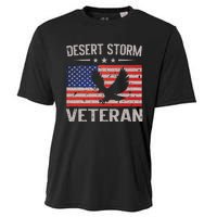 Desert Storm Veteran Persian War Service Ribbon Cooling Performance Crew T-Shirt