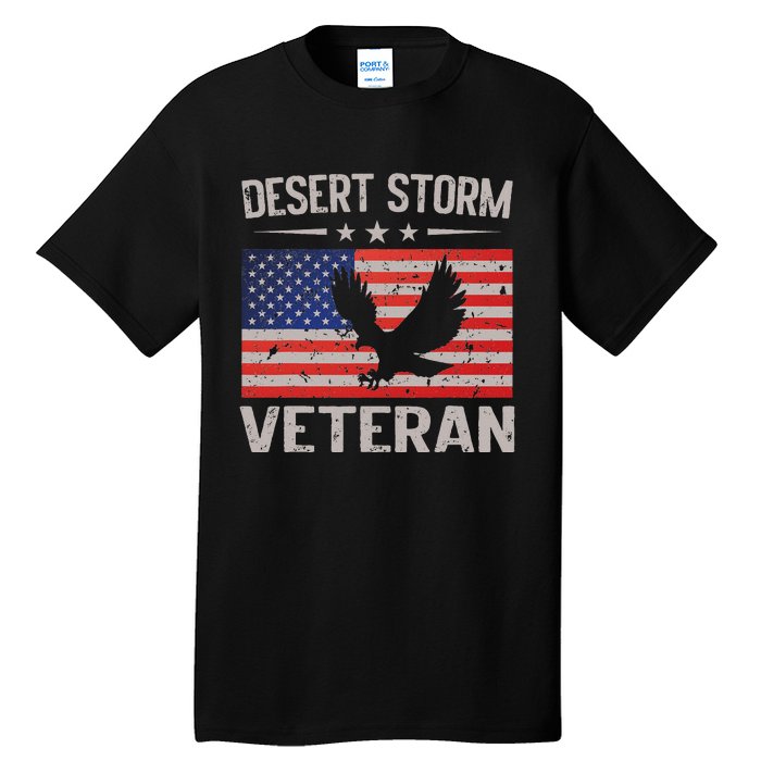 Desert Storm Veteran Persian War Service Ribbon Tall T-Shirt