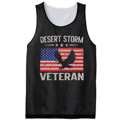 Desert Storm Veteran Persian War Service Ribbon Mesh Reversible Basketball Jersey Tank