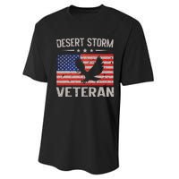 Desert Storm Veteran Persian War Service Ribbon Performance Sprint T-Shirt