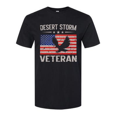 Desert Storm Veteran Persian War Service Ribbon Softstyle CVC T-Shirt