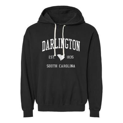 Darlington Sc Vintage Athletic Sports Js01 Garment-Dyed Fleece Hoodie