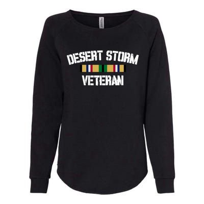 Desert Storm Veteran Pride Persian Gulf War Service Ribbon Gift Womens California Wash Sweatshirt