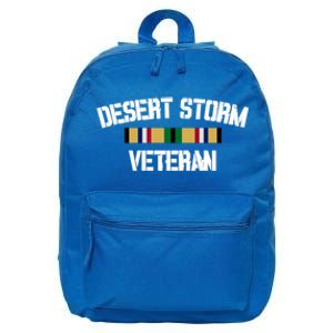 Desert Storm Veteran Pride Persian Gulf War Service Ribbon Gift 16 in Basic Backpack