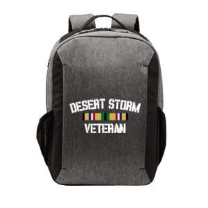 Desert Storm Veteran Pride Persian Gulf War Service Ribbon Gift Vector Backpack