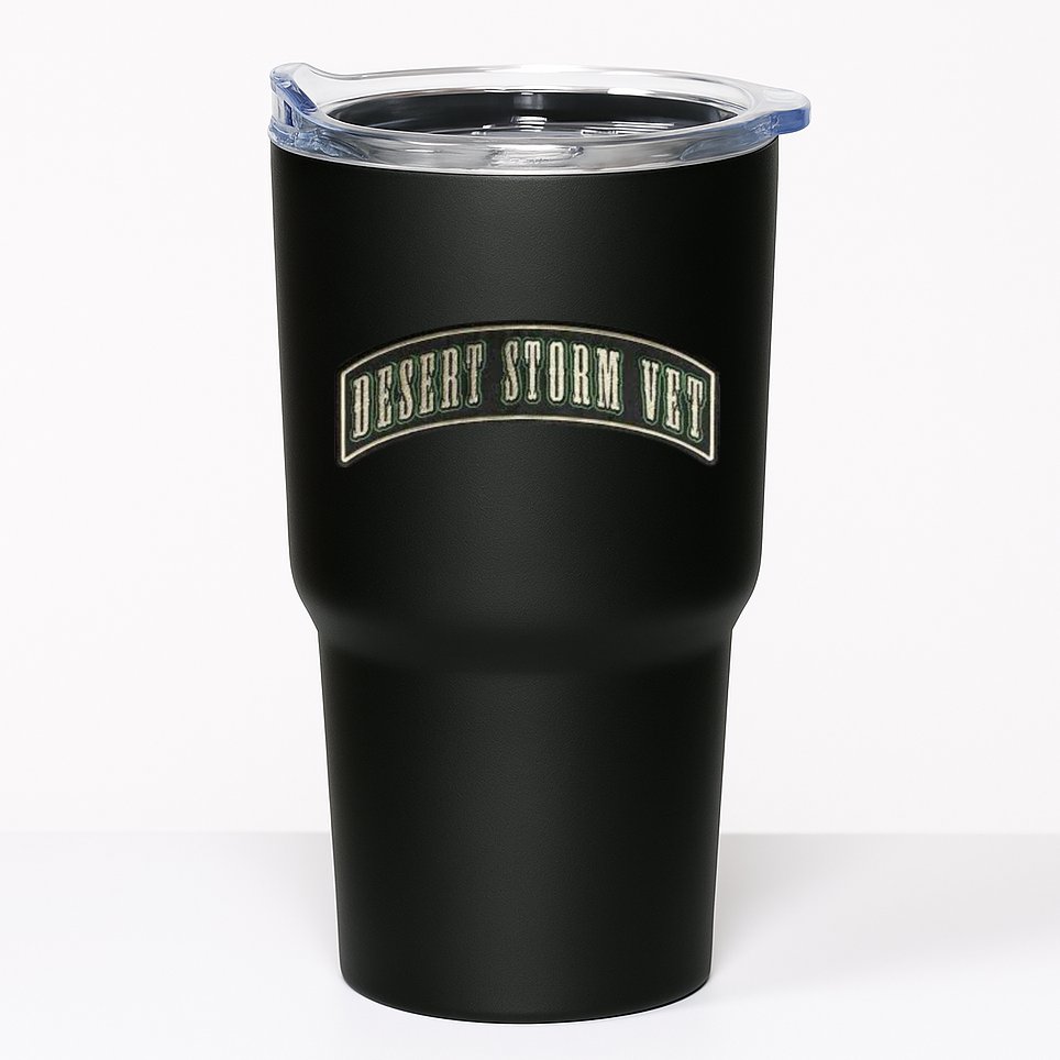 Desert Storm Veteran Tumbler