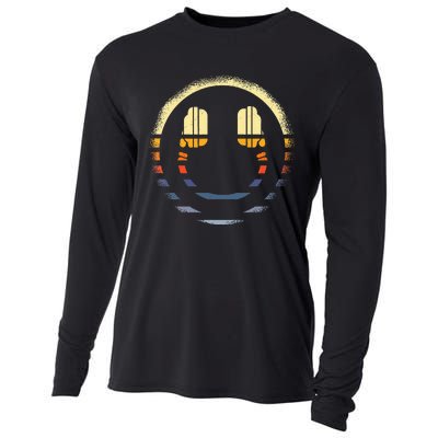 Dj Smile Vintage Cooling Performance Long Sleeve Crew