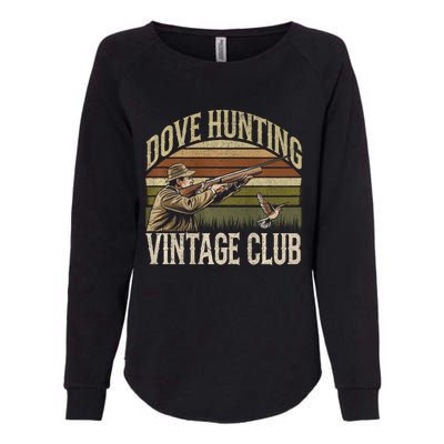 Dove Slayerr Vintage Club Bird Hunter Dove Season Womens California Wash Sweatshirt