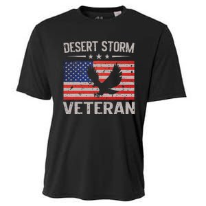 Desert Storm Veteran Persian War Service Ribbon Cooling Performance Crew T-Shirt