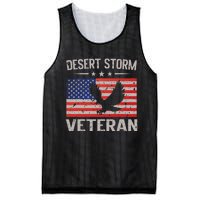 Desert Storm Veteran Persian War Service Ribbon Mesh Reversible Basketball Jersey Tank