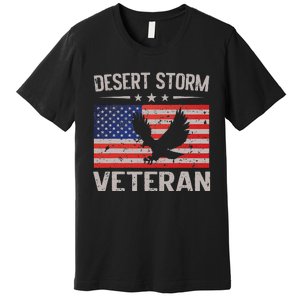 Desert Storm Veteran Persian War Service Ribbon Premium T-Shirt