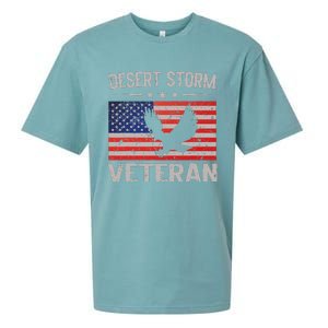 Desert Storm Veteran Persian War Service Ribbon Sueded Cloud Jersey T-Shirt