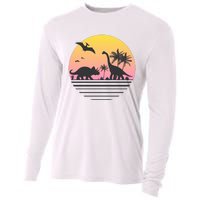 DINOSAURS SUNRISE VINTAGE Cooling Performance Long Sleeve Crew