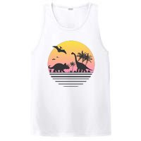 DINOSAURS SUNRISE VINTAGE PosiCharge Competitor Tank