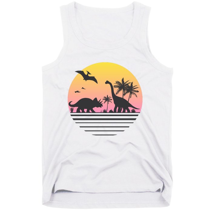 DINOSAURS SUNRISE VINTAGE Tank Top