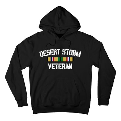 Desert Storm Veteran Pride Persian Gulf War Service Ribbon Hoodie