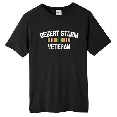 Desert Storm Veteran Pride Persian Gulf War Service Ribbon Tall Fusion ChromaSoft Performance T-Shirt