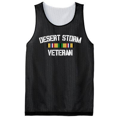 Desert Storm Veteran Pride Persian Gulf War Service Ribbon Mesh Reversible Basketball Jersey Tank