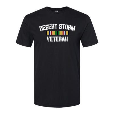 Desert Storm Veteran Pride Persian Gulf War Service Ribbon Softstyle CVC T-Shirt